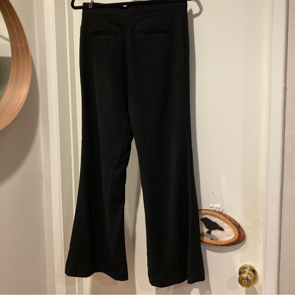 Zara Fluid Flare Pants Blogger Favorite Flared Long Flowing Trousers - Picture 14 of 15